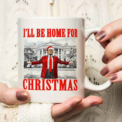 11oz I'll Be Home for Christmas Ceramic Mug