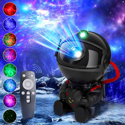 Astronaut LED Galaxy Star Projector Night Light