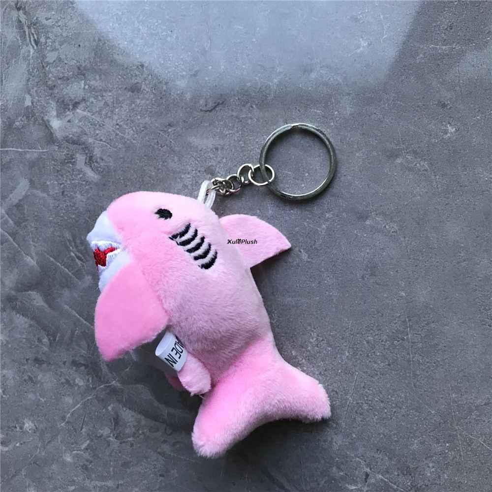 Cute Plush Shark Toy Keychain