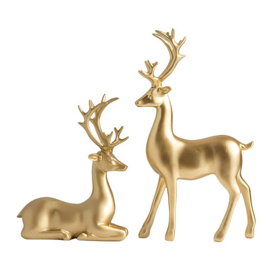 Light Luxury Resin Deer Ornament