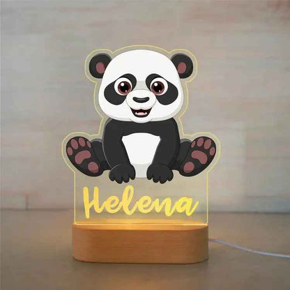 Personalized Children Animal Night Acrylic Lamp