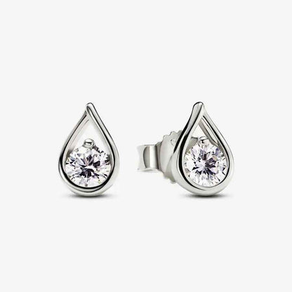 Water Drop Love Earrings