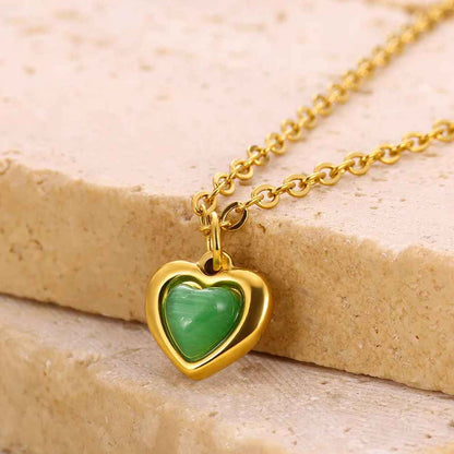 Sweet Heart Love Stainless Steel Necklace