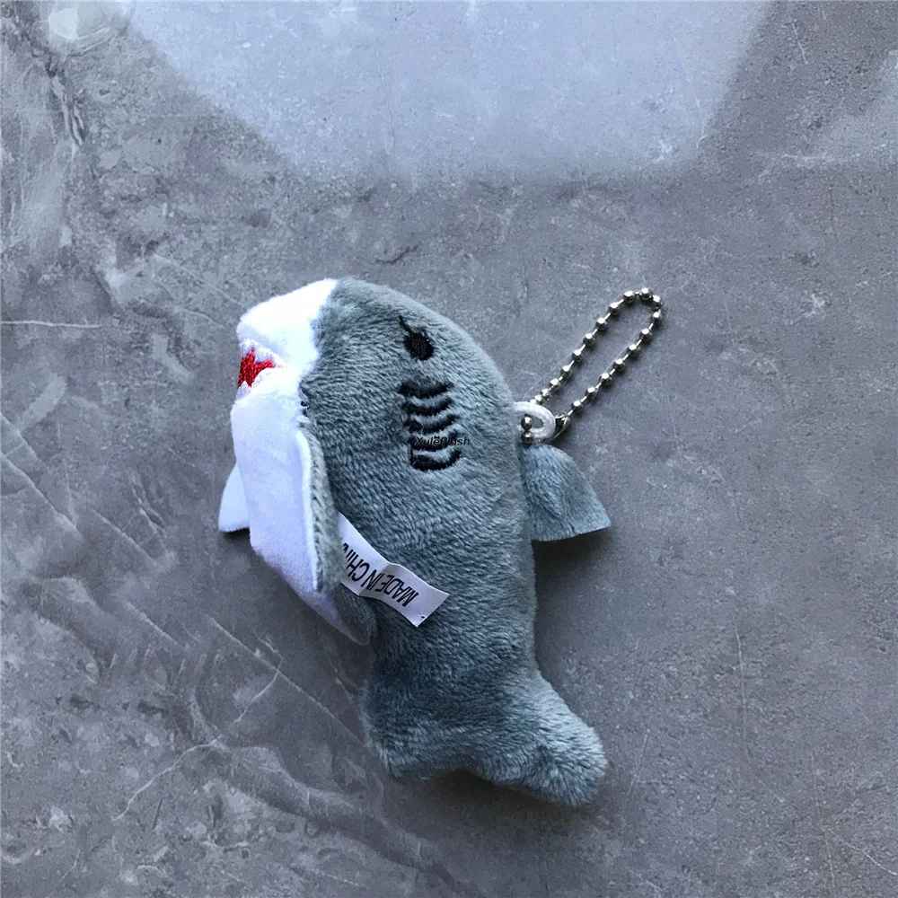 Cute Plush Shark Toy Keychain