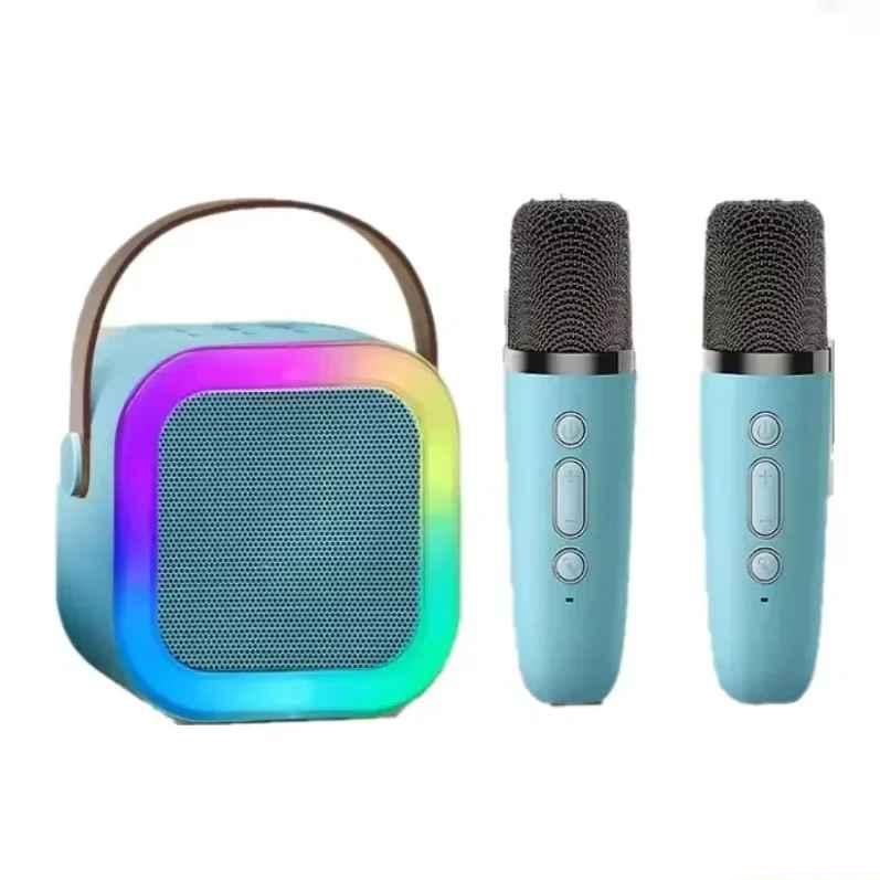 K12 Portable Bluetooth Karaoke Machine with 2 Wireless Microphones