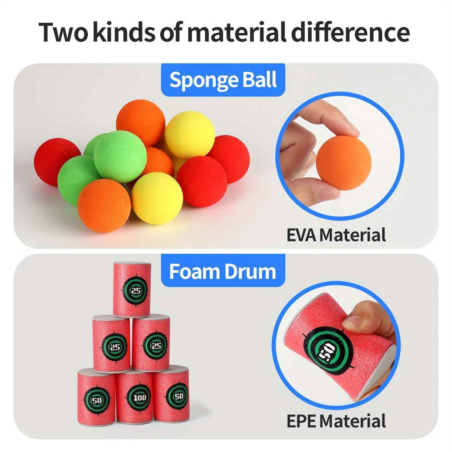 Educational Shooting Practice Soft Bullet Target Toy