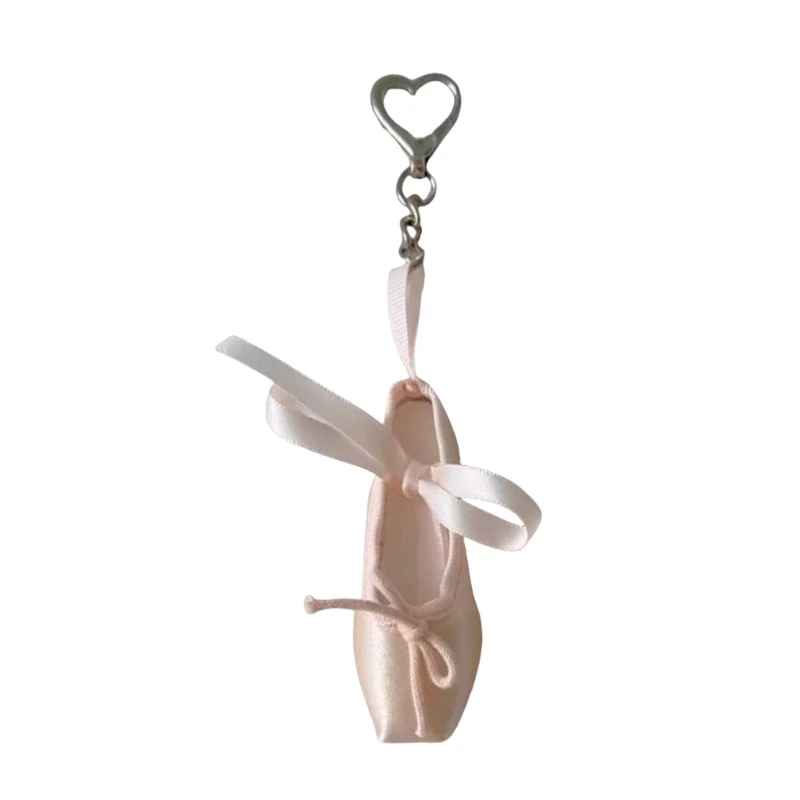 Elegant Ballet Shoes Keychain