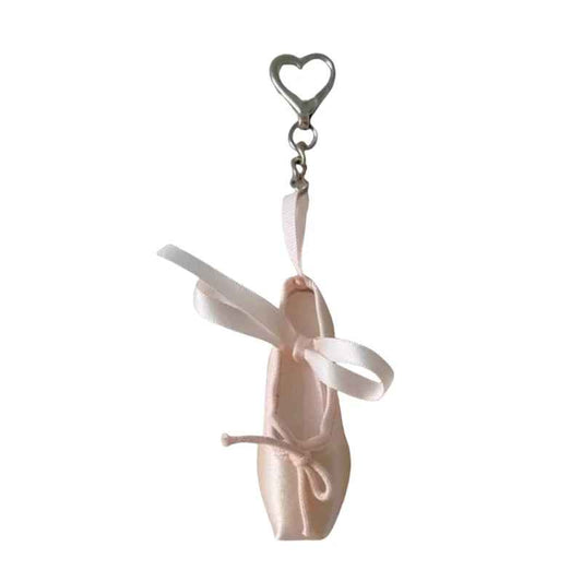 Elegant Ballet Shoes Keychain