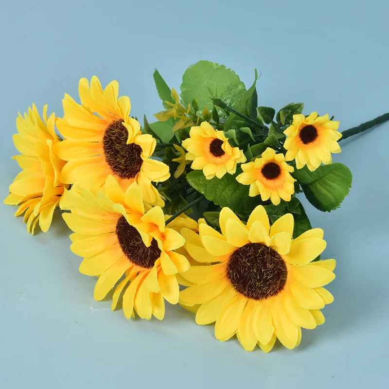 Eternal Artificial Silk Sunflower Bouquet