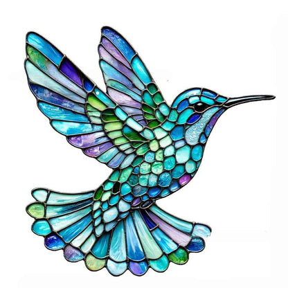 Acrylic Hummingbird Pendant for Home Entrance