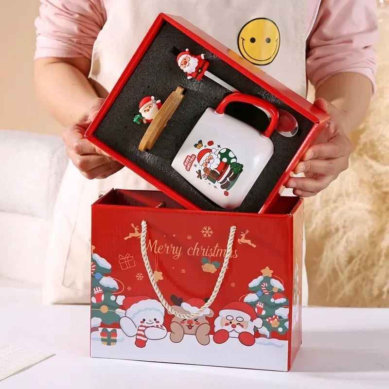 400ml Holiday Ceramic Mug Gift Box