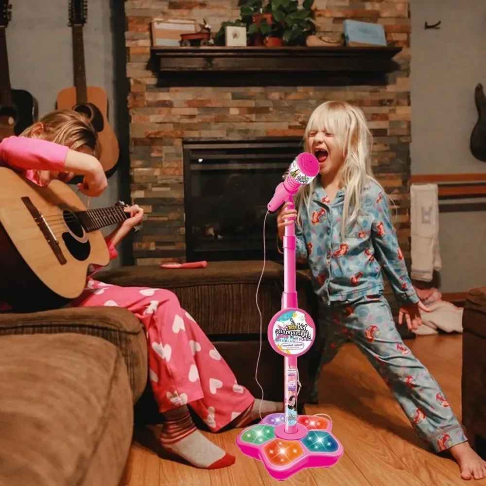 Kids Sing Microphone Musical Toy and Stand