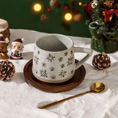 Christmas Creative Nordic Style Retro Ceramic Mug