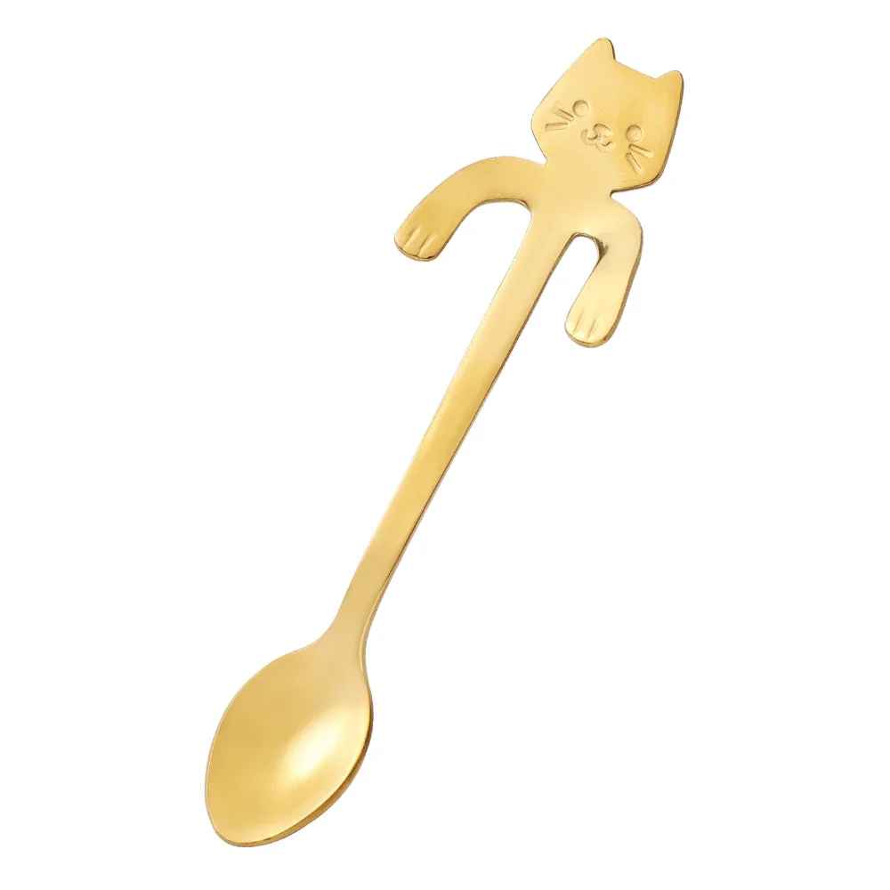 Cute Cat Shape Stainless Steel Teaspoon