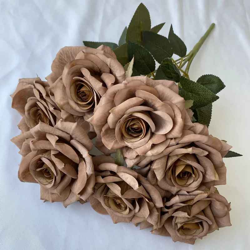 7 Head Artificial Diamond Rose Bouquet