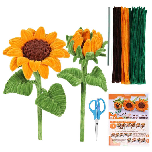 180/430/690 Pcs DIY Materials for Artificial Sunflower