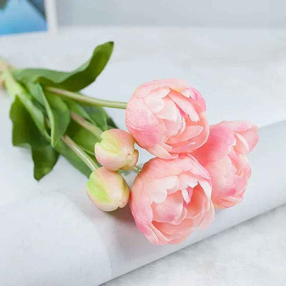 Eternal 40CM Silicone Artificial Tulip Flower Bouquet