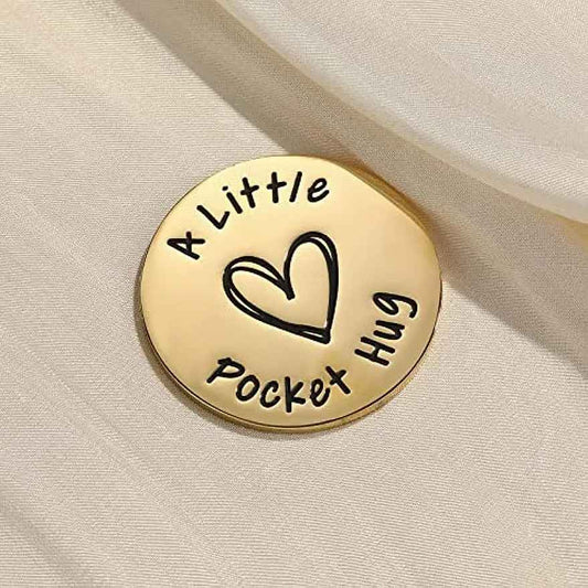 1PC Little Pocket Hug Token – Inspirational Reminder Coin for Motivation and Encouragement