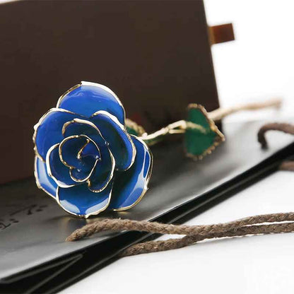 24K Eternal Gold Plated Artificial Rose