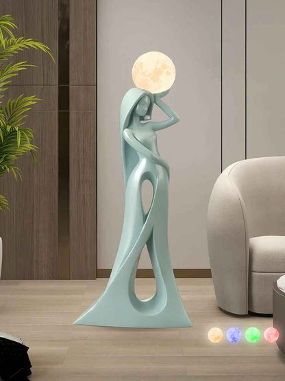 Modern Abstract Girl Art Sculpture Ornament Statue