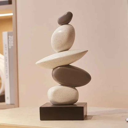 Stone Stack Resin Decorative Figurine