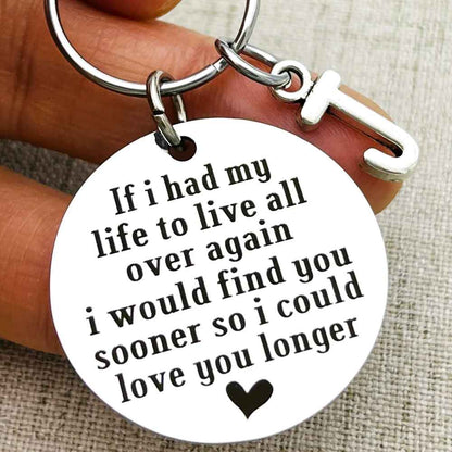 If I Had My Life To Live Over Again Keychain