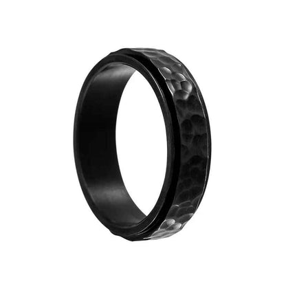 Titanium Steel Spinner Fidget Ring