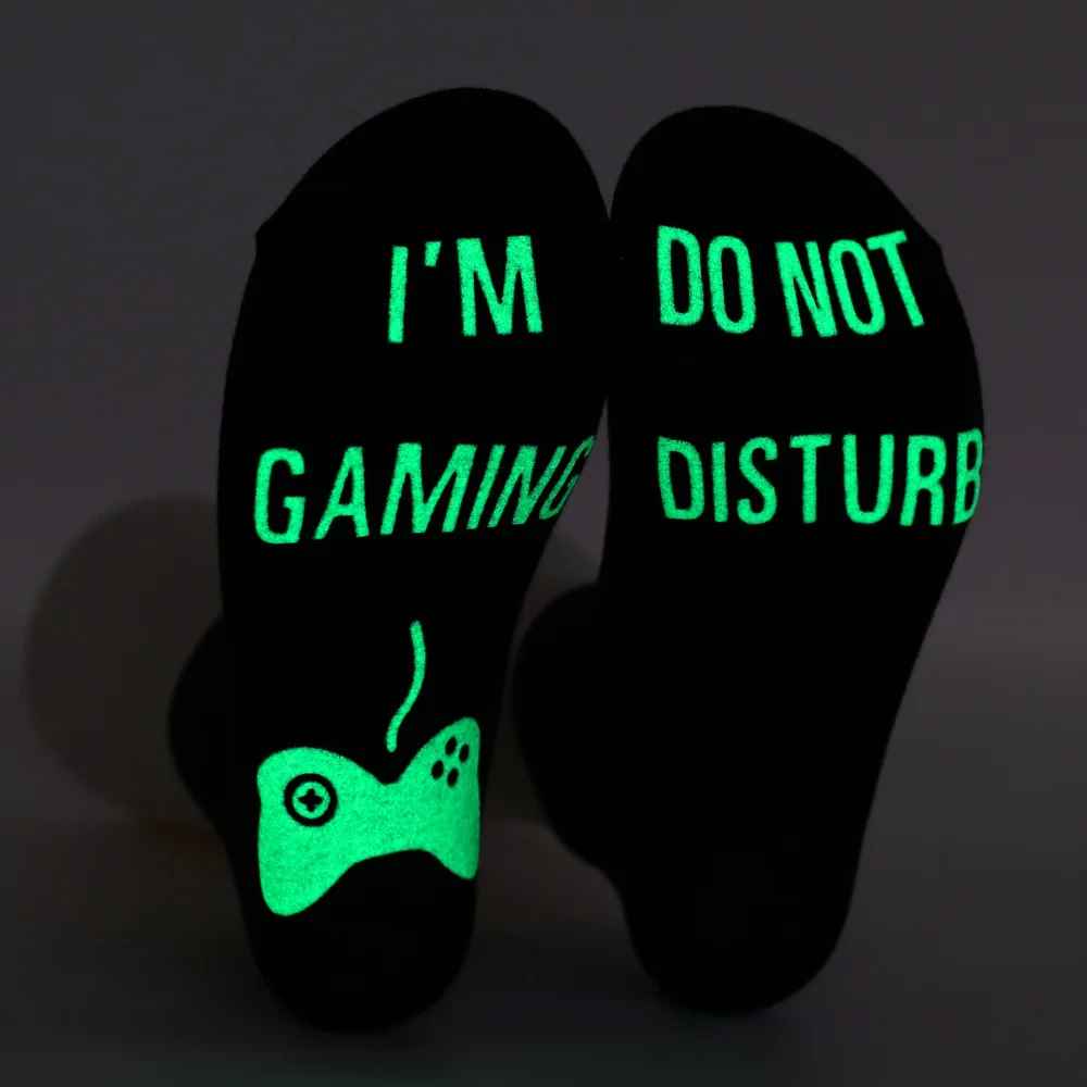 1 Pair 'I Am Gaming' Funny Cotton Socks