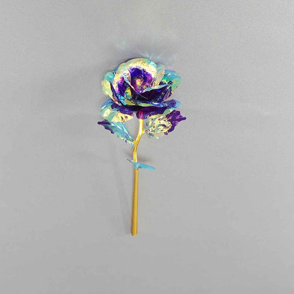 Artificial 24K Foil Plated Gold Rose