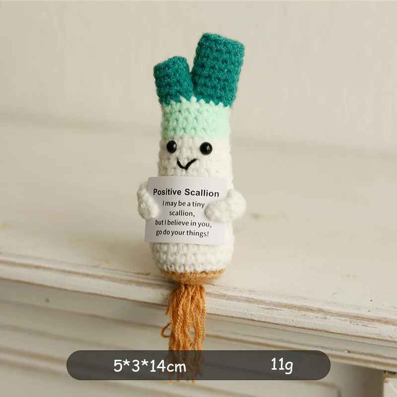 Cute Mini Handwoven Positive Energy Knitted Plush Dolls