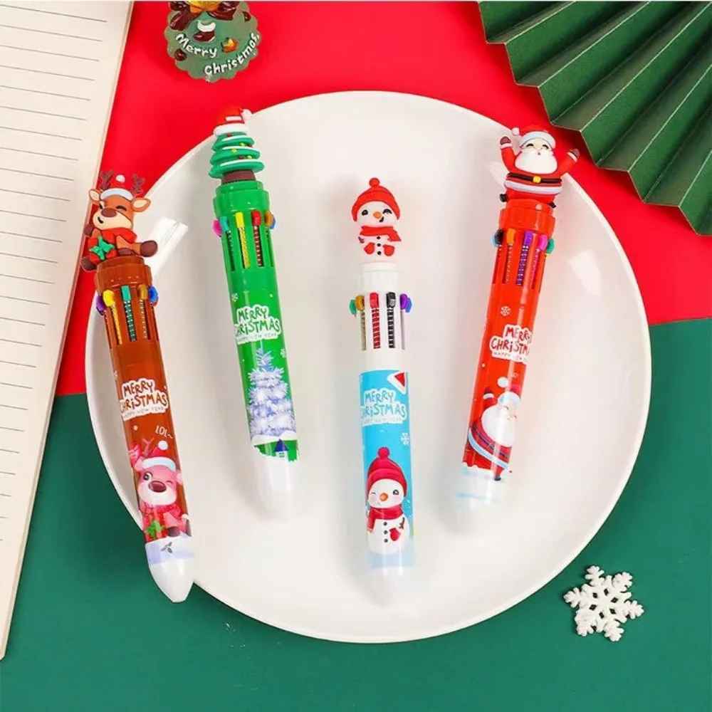 5/10/20 Pcs Christmas Cartoon Color Pens for Children