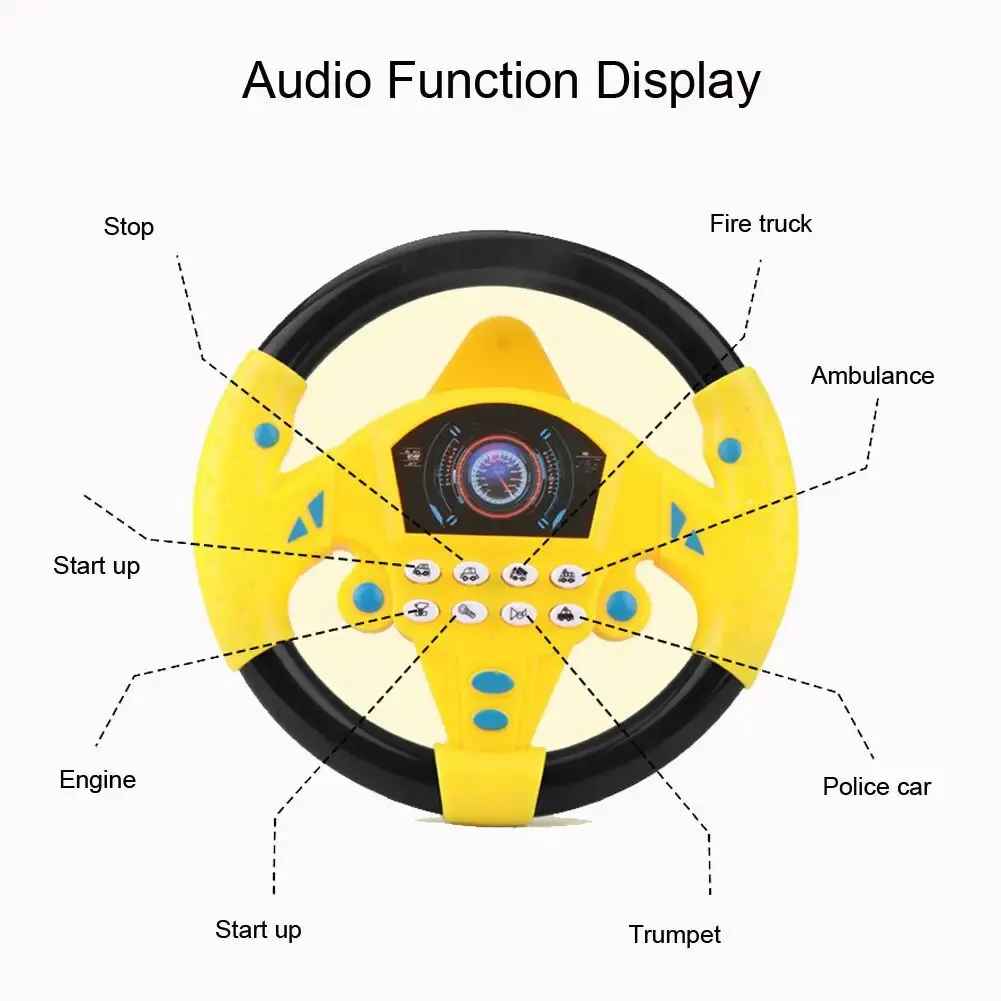 Driving Simulation Steering Wheel Toy