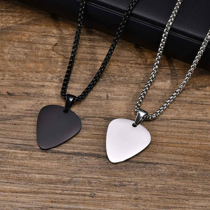 50cm Unique Guitar Pick Necklace