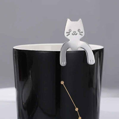 Cute Cat Shape Stainless Steel Teaspoon