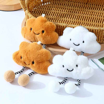 1Pc Cute Cloud Plush Stuffed Keychain Doll