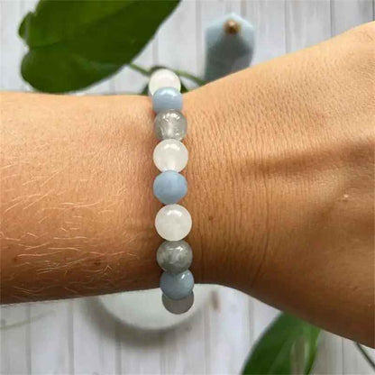 Inner Peace Blue Crystal Natural Stone Bracelet