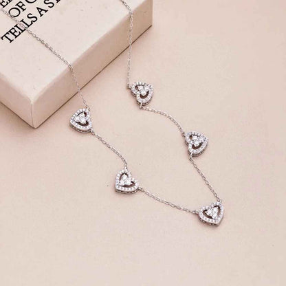 Heart Charm Pendant Necklace