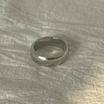 6mm Minimalist Stainless Steel Couple Ring