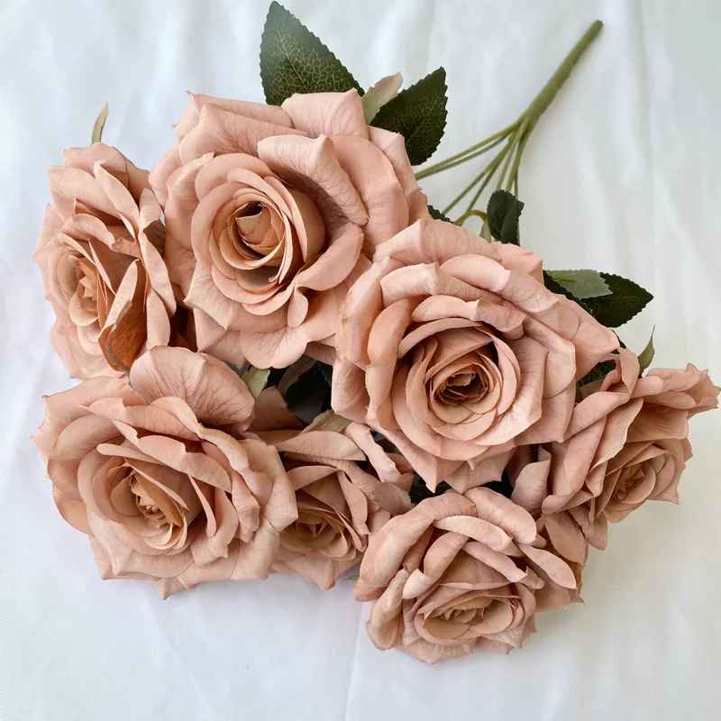 7 Head Artificial Diamond Rose Bouquet