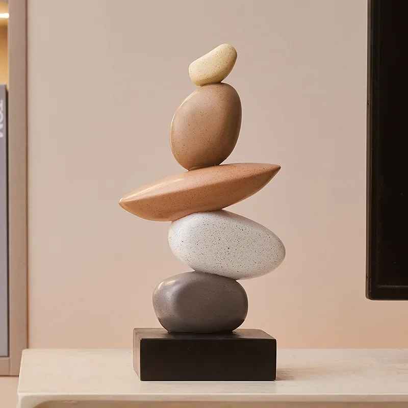 Stone Stack Resin Decorative Figurine