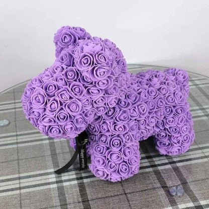 Eternal Teddy Rose Dog Artificial Flowers