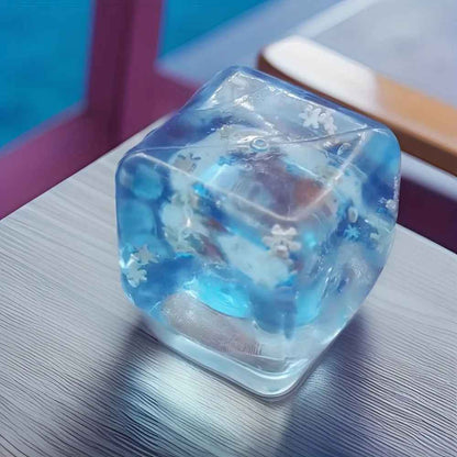 1pc Squishy Ice Cube Stress Ball