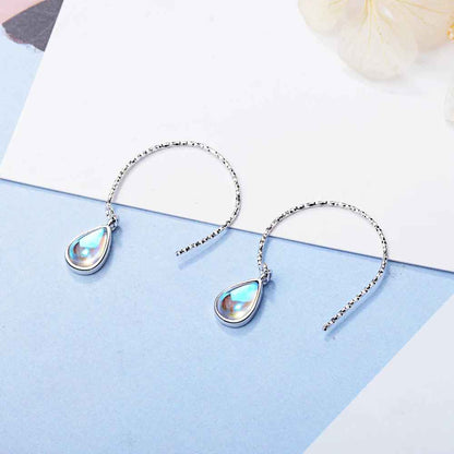 Moonstone Water Drop Dangling Earrings