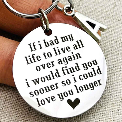 If I Had My Life To Live Over Again Keychain