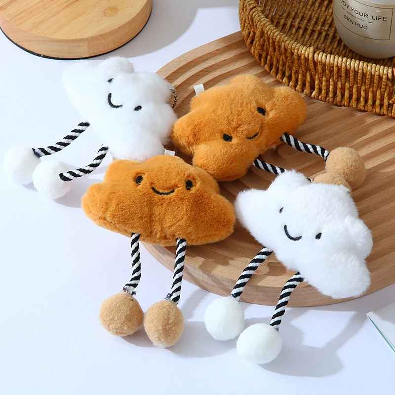 1Pc Cute Cloud Plush Stuffed Keychain Doll