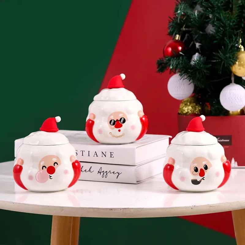 Cool and Cute Christmas Santa Mug with Gift Box