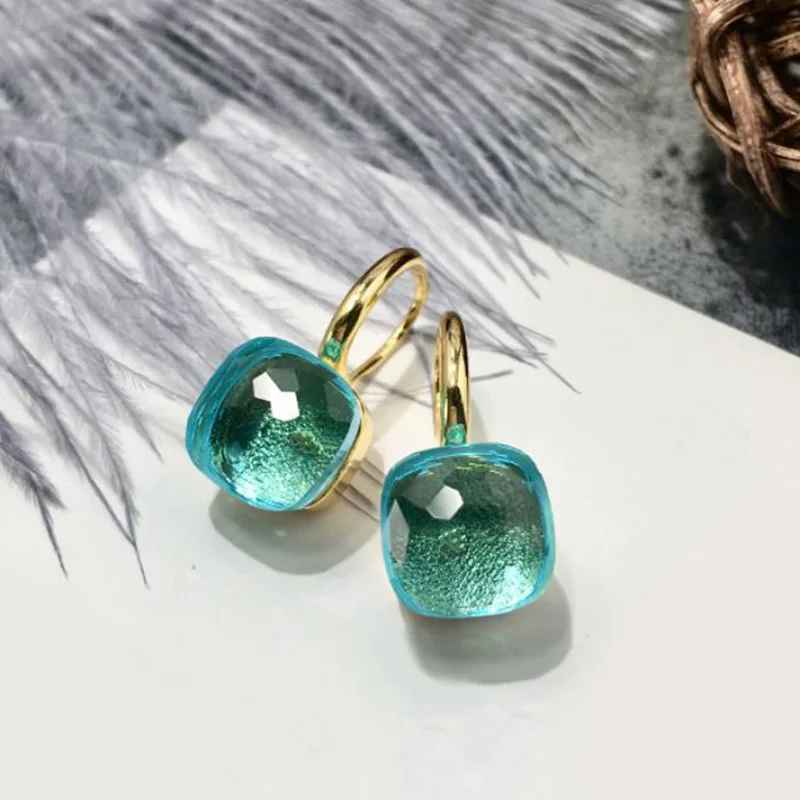 Classic Water Droplets Candies Style Earrings