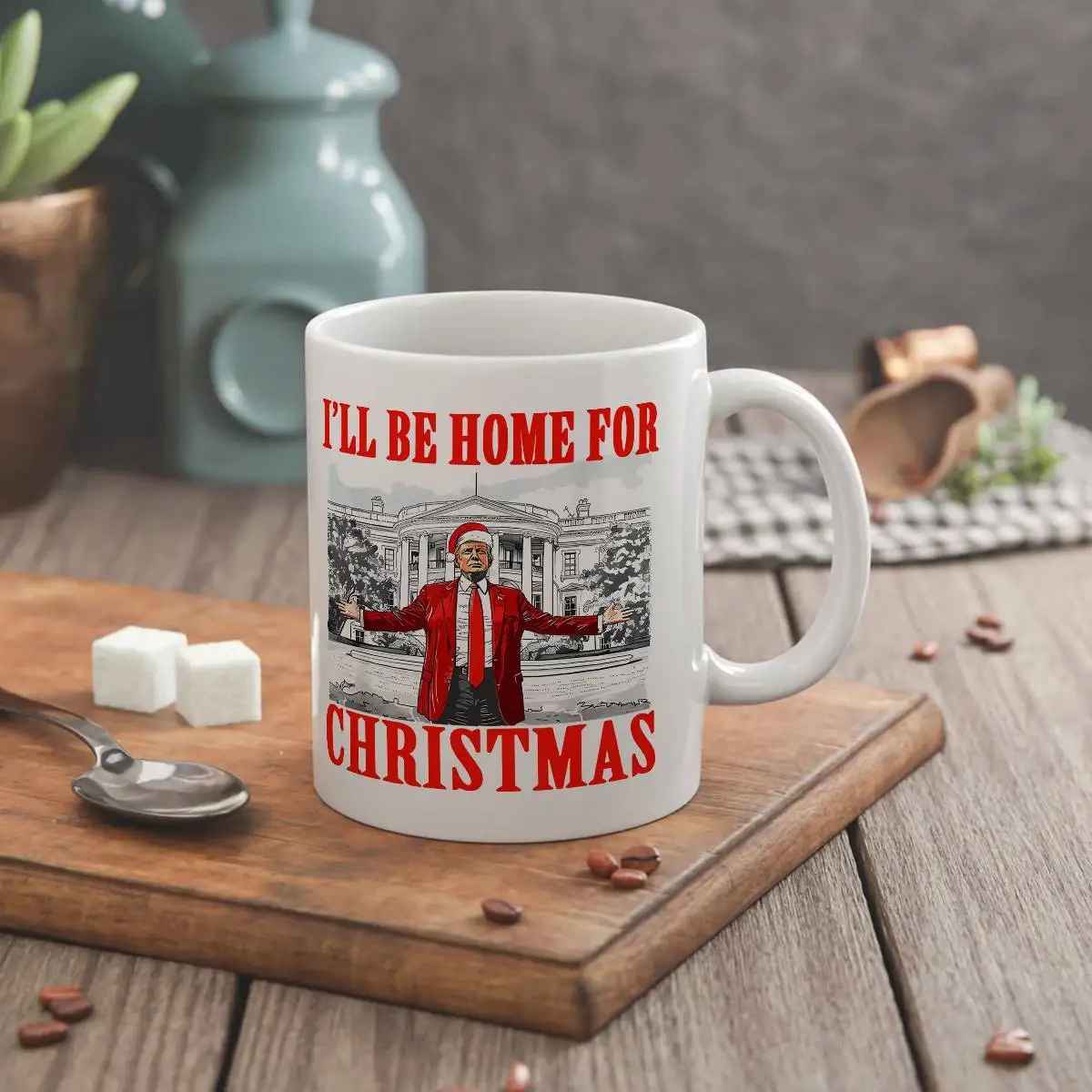 11oz I'll Be Home for Christmas Ceramic Mug