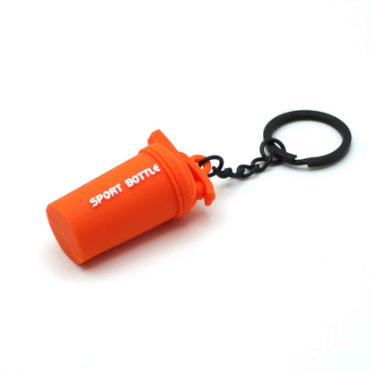 3D PVC Cup Sport Bottle Keychain