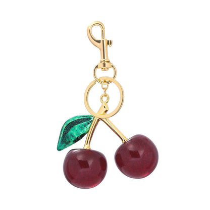 Fashion Fruit Cherry Keychain